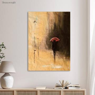 Canvas print Under the umbrella