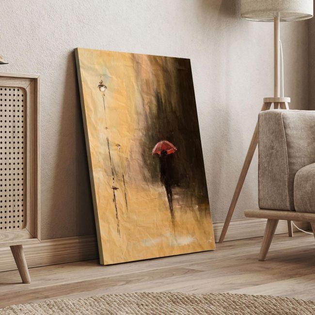 Canvas print Under the umbrella