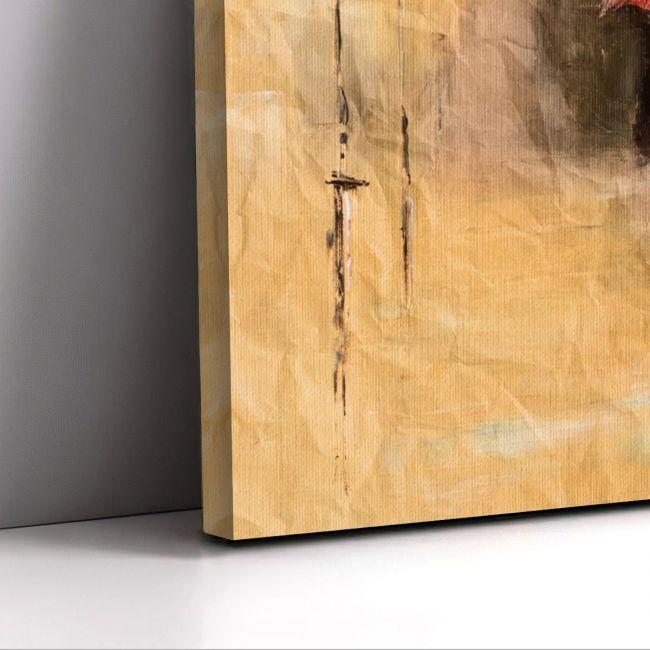 Canvas print Under the umbrella