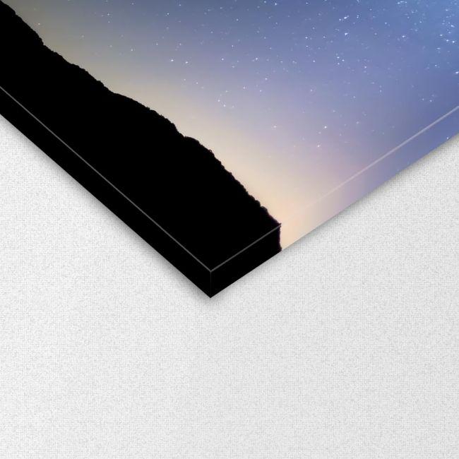 Canvas printMilky Way over the Meteora, Greece