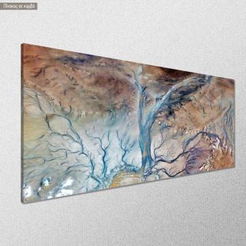 Canvas print Deserts of Africa abstract I panoramic Framed canvas View 1 2