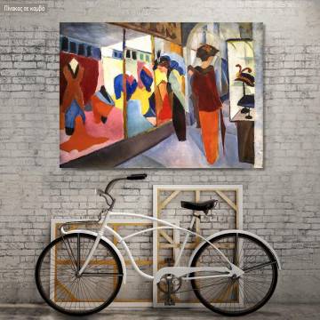 Πίνακας ζωγραφικής Fashion store, Macke August