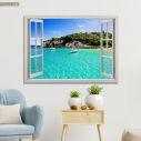 Canvas print, Paxoi trough the window