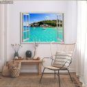 Canvas print, Paxoi trough the window