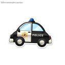 Wooden figure police car