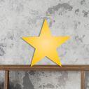 Wooden figure yellow star