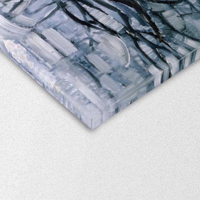 Canvas print Gray tree, Mondrian Piet