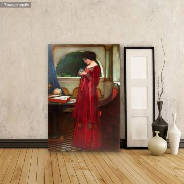 Canvas print The crystal ball, Waterhouse J. W.