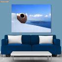Canvas print Santorini island