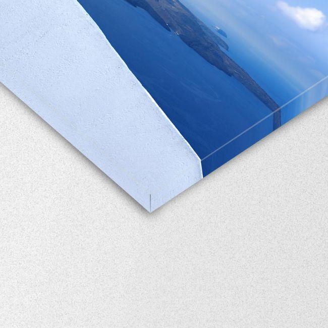 Canvas print Santorini island