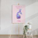 Canvas printwelcome to my baptism, Artistic mermaid tail