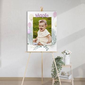Canvas print Baptism decoration, personalized with photo ▯ 2