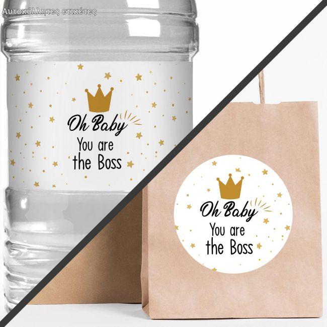 Sticker label into the woods