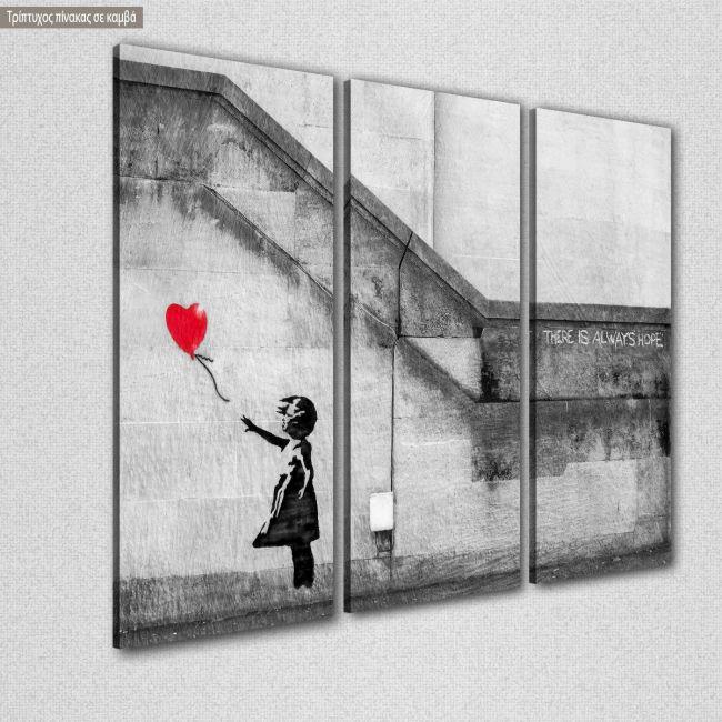 Canvas print There's always hope, 3 panels