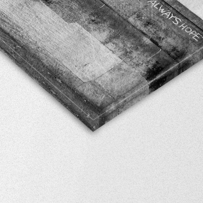 Canvas print There's always hope, 3 panels