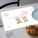 Placemat, Twin bears girls