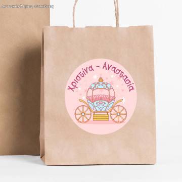 Sticker labelFairytale carriage ii
