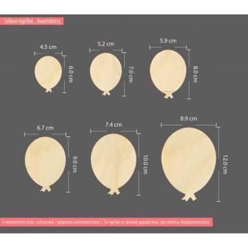 Wooden Balloonpersonalized decorative figure 2