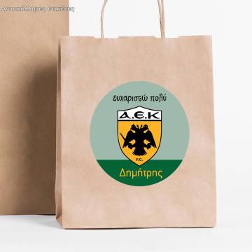 Αυτοκόλλητη ετικέτα γενεθλίων, ΑΕΚ