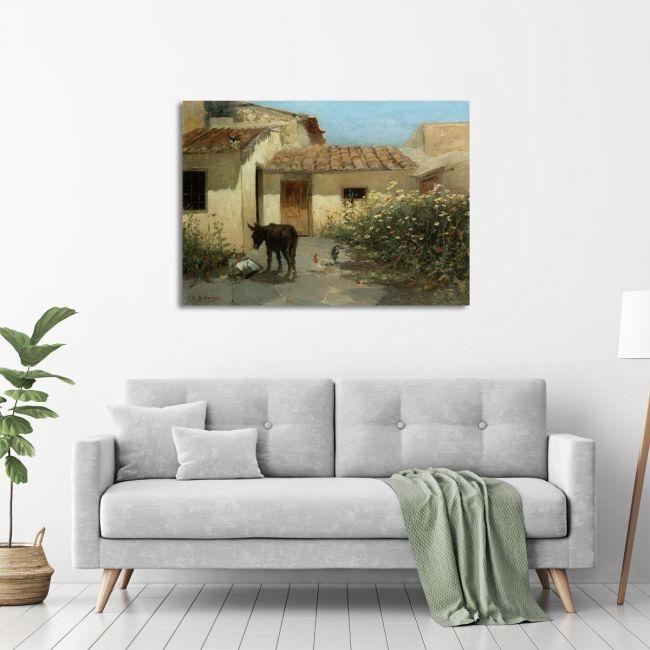 Canvas print At the garden, Volanakis