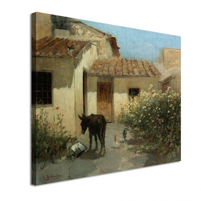 Canvas print At the garden, Volanakis