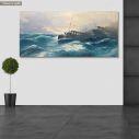 Canvas print Destroyer Thyella, Hatzis panoramic