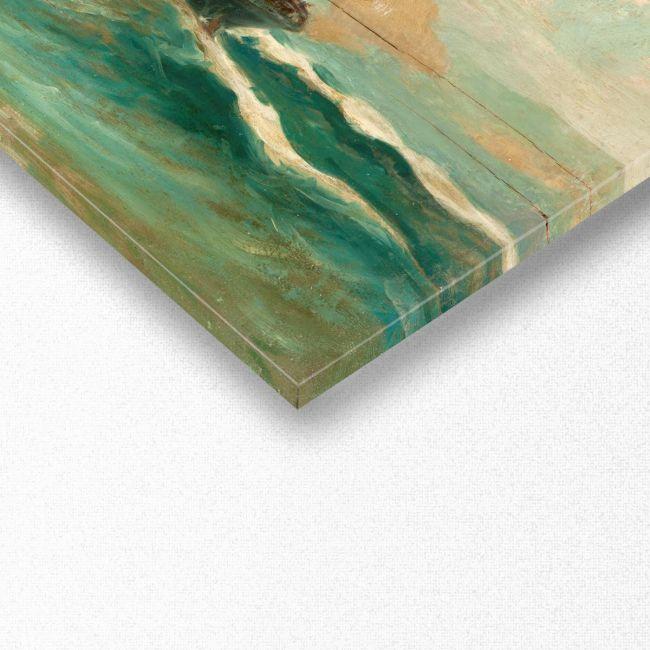 Canvas print Stormy waters, Hatzis panoramic