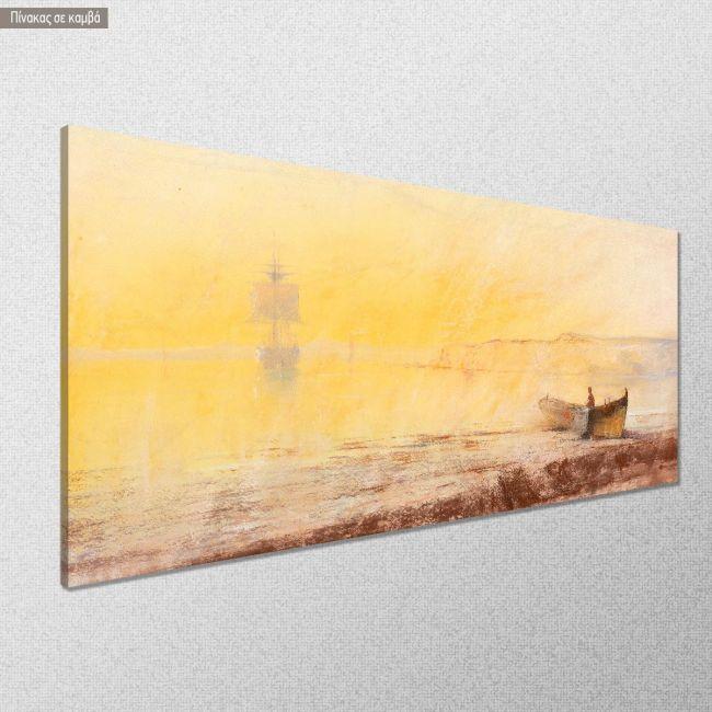 Canvas print Seascape, Hatzis panoramic