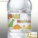 Sticker label Roar, dinosaurs