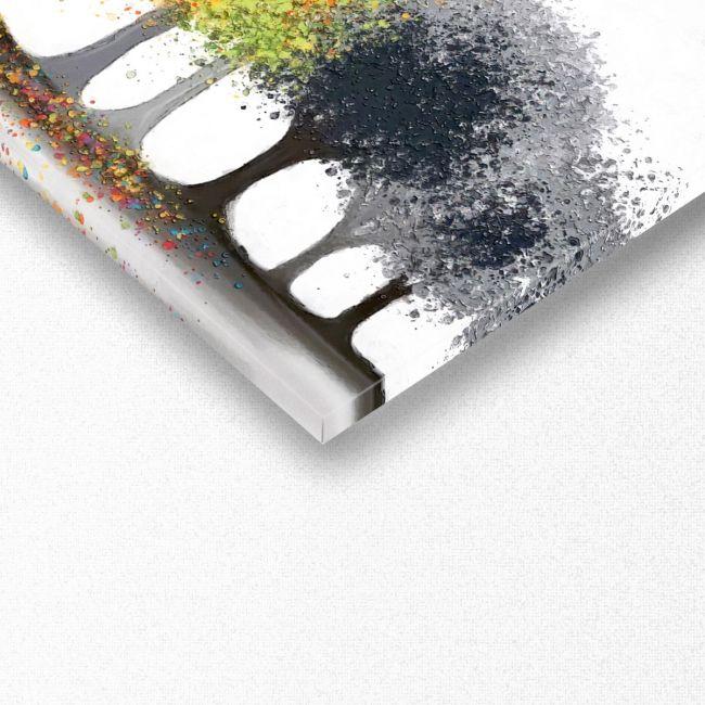 Canvas print Trees and colors, panoramic