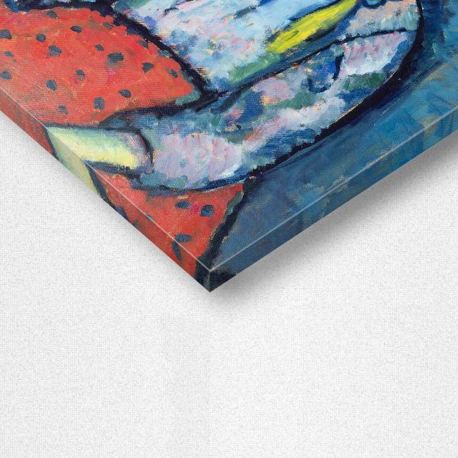 Canvas print Portrait of a girl, Alexej von Jawlensky