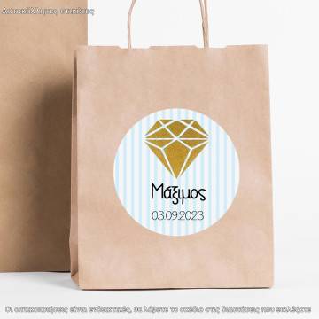 Sticker label our diamond 2