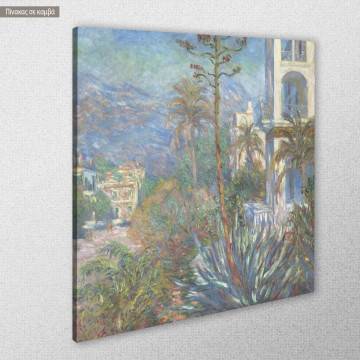 Canvas print Villas at Bordighera, Monet 2