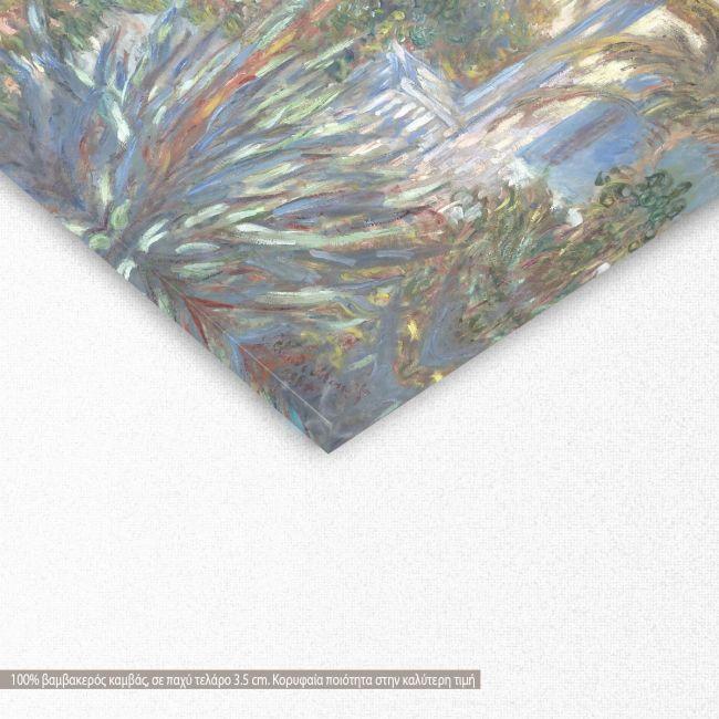 Πίνακας ζωγραφικής Villas at Bordighera, Monet, λεπτομέρεια