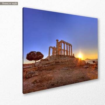 Canvas print Aegean, Sounio 2
