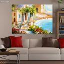 Canvas print House near the sea, sea coast