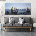 Canvas print Naval battle Rio - Antirio, Altamoura