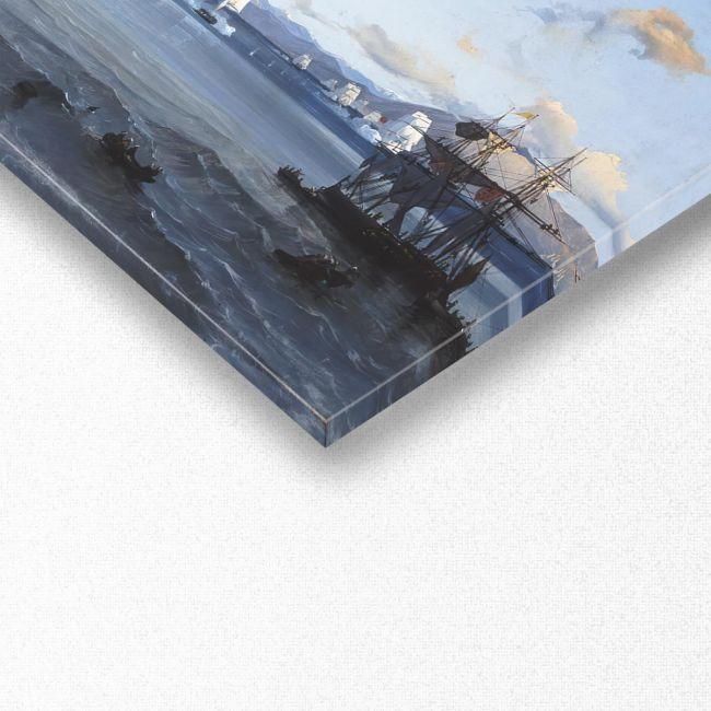 Canvas print Naval battle Rio - Antirio, Altamoura