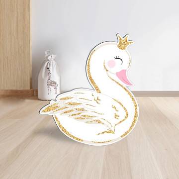 Wooden figure printed Elegant Swan II 2