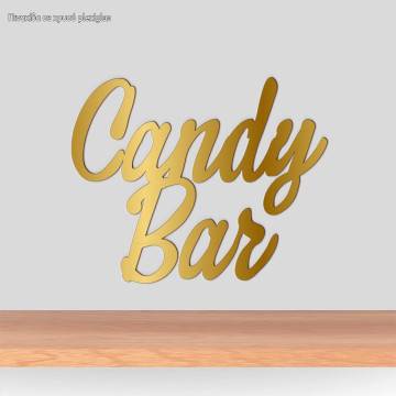 Candy bar πινακίδα, Plexiglass