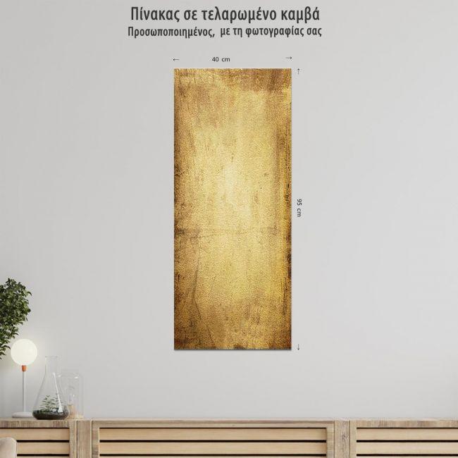 Canvas print personalized custom dimensions portrait