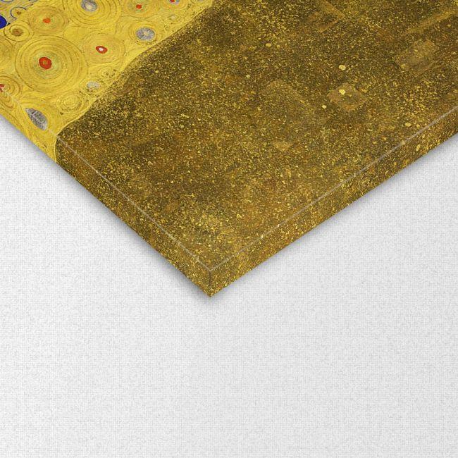 Canvas print The kiss (portrait), Klimt Gustav,3 panels