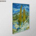 Canvas print Two poplars in the Alpilles, Vincent van Gogh