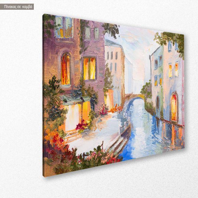 Canvas print Venice, Canal in Venice, Italy