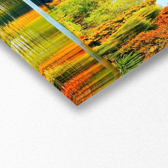 Canvas print River view, panoramic