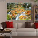Canvas print Waterfalls at Entzia