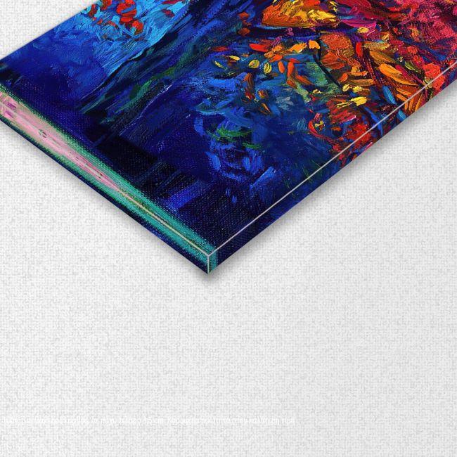 Canvas print Spring awake four panels