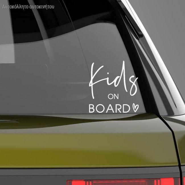 Car sticker Kids on board