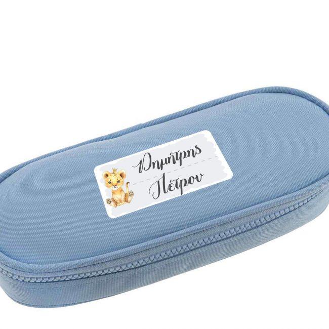 School Stickers labels Lion prince