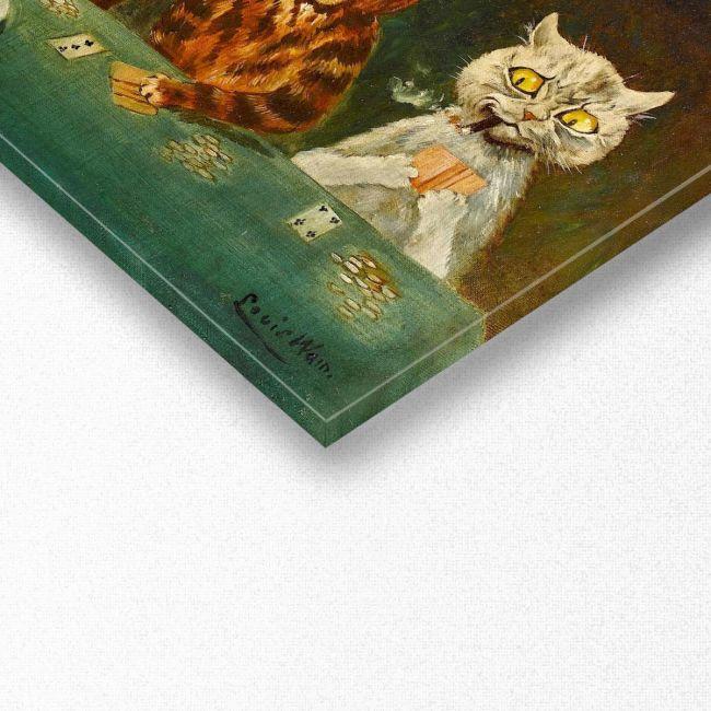 Πίνακας ζωγραφικής The card game, Wain L.